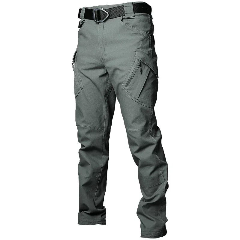 Military Tactical Hiking Pants Men Multi-pocket Washed Overalls Loose Cotton Male Quick Dry Wear Resistant Size S-3XL Trousers