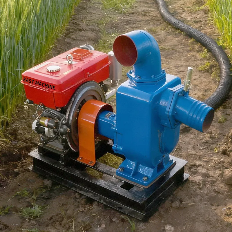 

8 Inch Agricultural Irrigation Self Priming Centrifugal Pump Diesel Engine Water Pump With 4 Cylinder