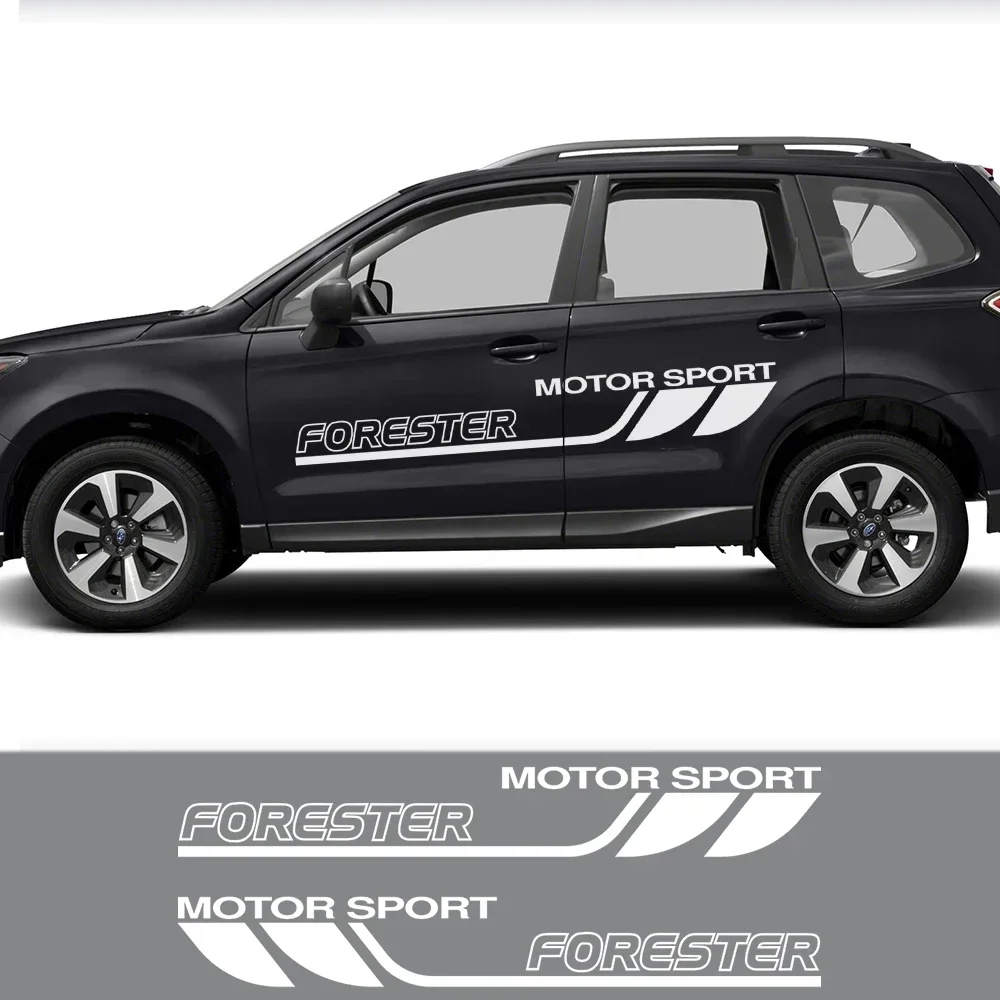 ملصق لصائق سيارة لسوبارو فورستر ، ملصقات تشذيب الباب الجانبي ، فيلم فينيل رياضي ، ديكور جسم السيارة ، ملحقات الشارات
