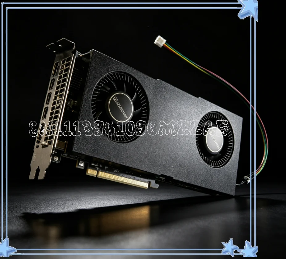 Suitable for Mi50 Graphics Card Cooling Modification with Built-in Turbo Fan