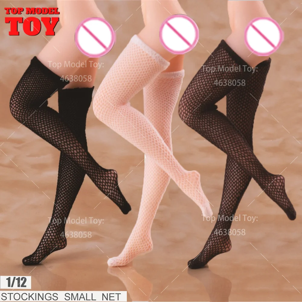 HASUKI SB01 SB03 SB04 1/12 ثلاثية الأبعاد عالية الجوارب جوارب متماسكة جورب الملابس والاكسسوارات صالح 6 ''أنثى الجندي عمل الشكل الجسم الدمى #4