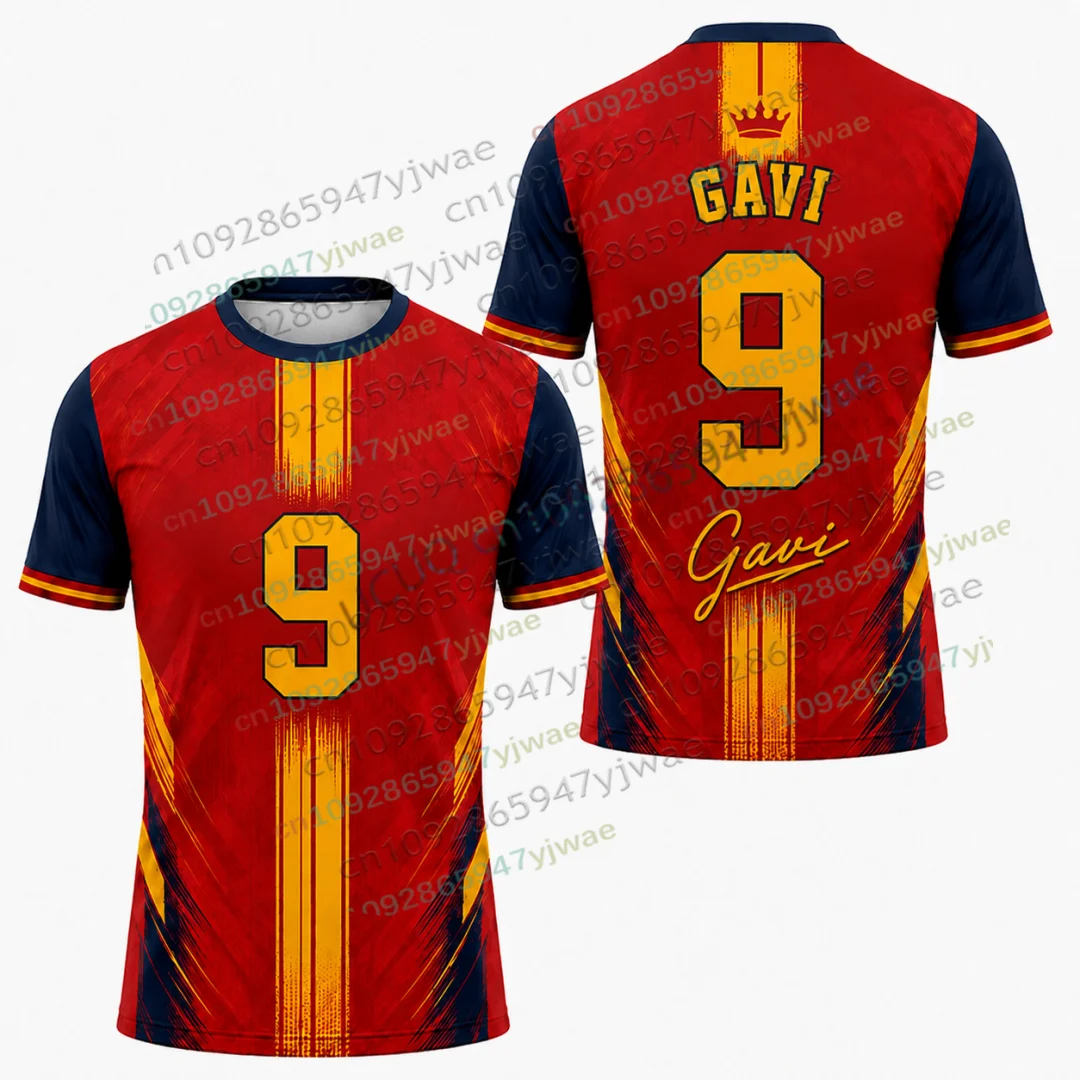 2026 New Special Edition Yamal 19 Ferran 7 Football Jersey Oversize Sport Short Sleeve Training Uniform Parent-child Tshirt Tops