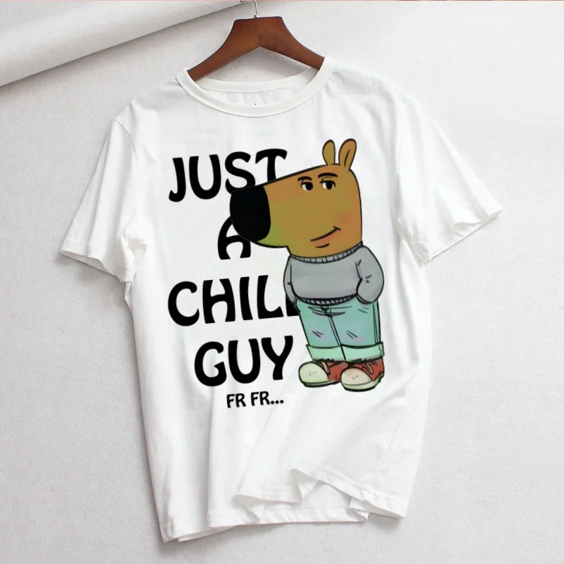 

Женская футболка с принтом «I'm Just A Chill Guy», женская футболка с рисунком мамы, летняя женская футболка с принтом, женская футболка с графическим рисунком