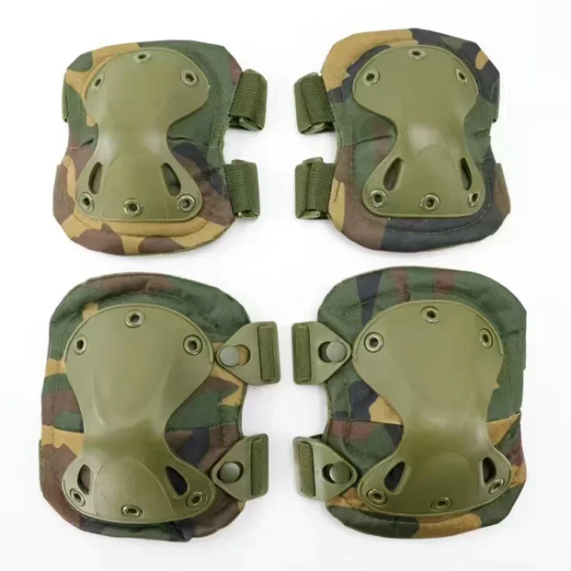 Tactische Kniebeschermer Elleboog Cs Militaire Beschermer Leger Airsoft Buitensport Jacht Kniebeschermers Veiligheidsuitrusting Kniebeschermers