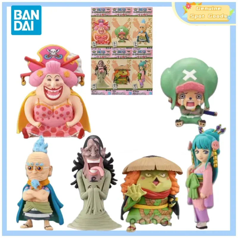 Bandai ONE PIECE WCF Land of Wano 7 Linlin Chopper Anime figuras de acción modelo juguetes regalo para niños pasatiempos