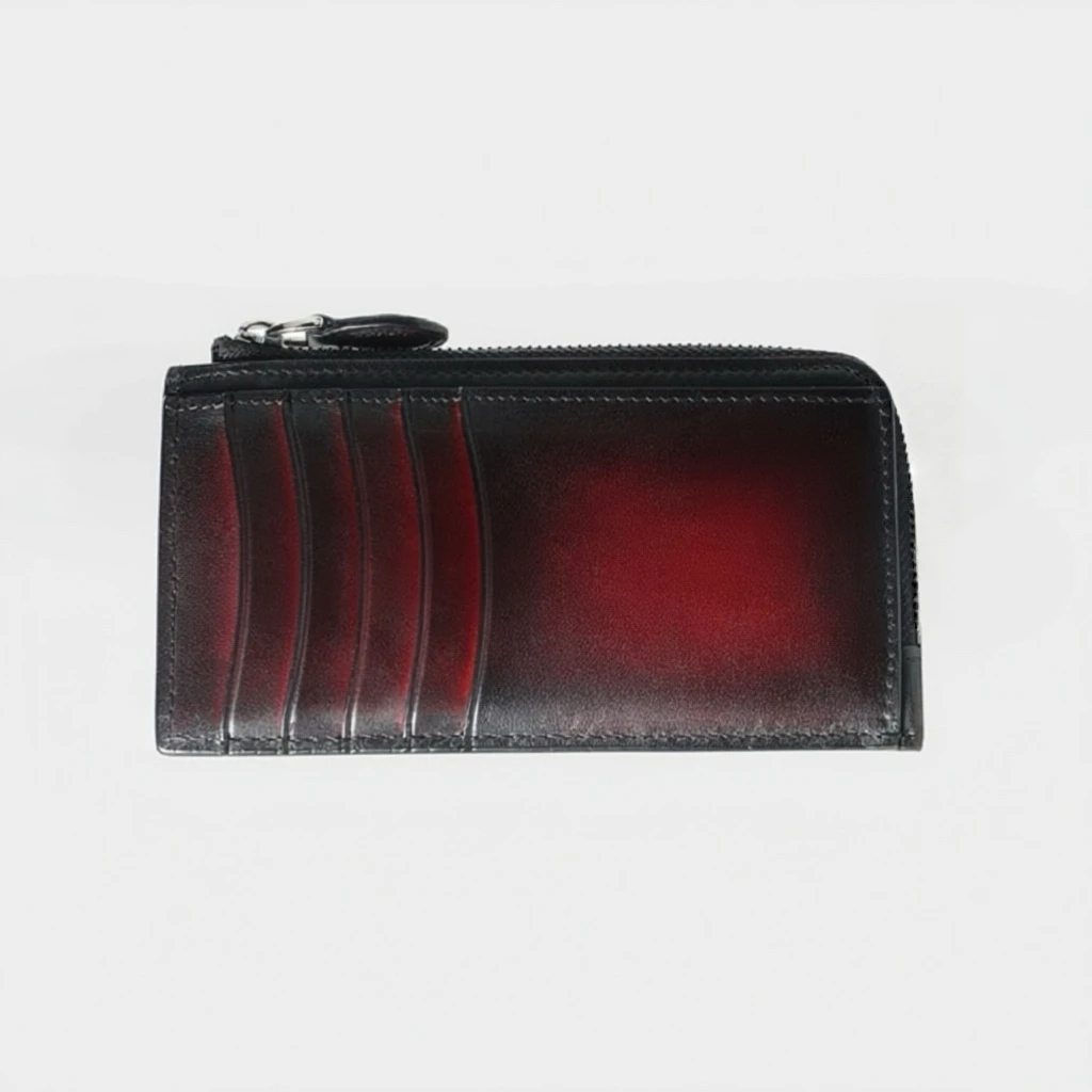 DIMY 2026 New Product Genuine Pickup Bag for Men, Retro Men, Loose Change Clip, Layered Leather Ticket Clip Wallet