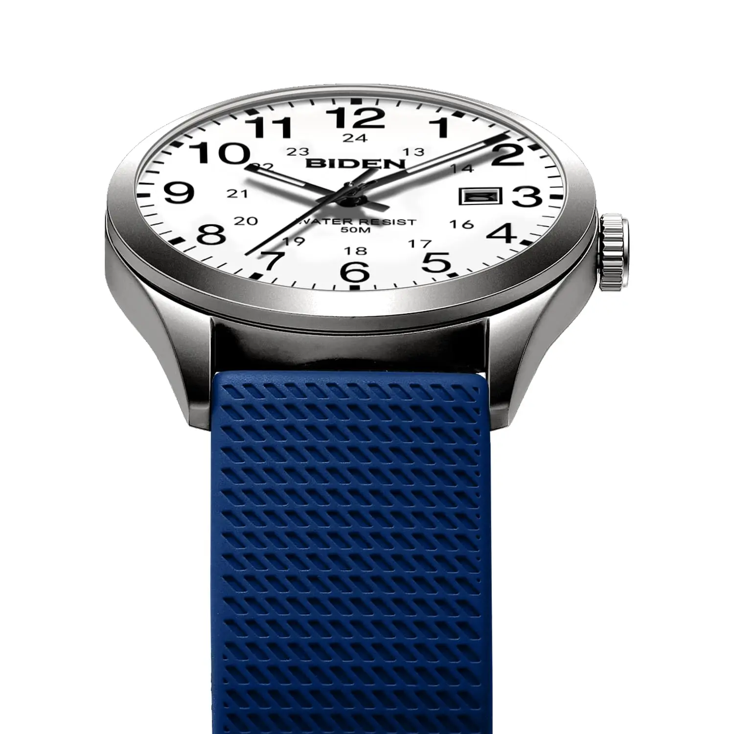 BIDEN Women's fashion watch with easy to read digital luminous dial, men's and women's quartz watch (back to school season gift)