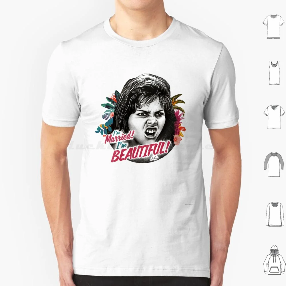 ¡Soy casado! ¡Soy hermoso! Camiseta hombres mujeres niños 6xl Muriels boda Tania Degano Pop Art Terrible estás Terrible Muriel