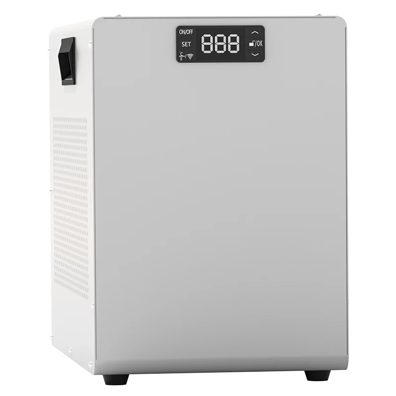 Bagno di ghiaccio compatto da esterno con controllo WiFi - Raffreddatore e scaldabagno a doppia funzione da 1 HP/1/2 HP, sistema portatile per bagno di ghiaccio per la casa