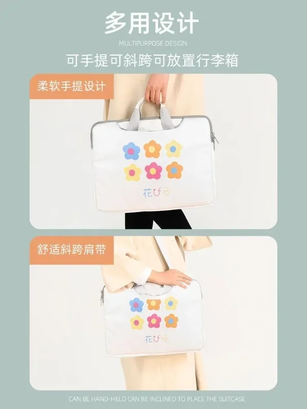 حقيبة كمبيوتر أنيمي هاتسون ميكو مناسبة لينوفو هونور سامسونج ديل HP Xiaomi الجديدة أبل حقيبة يد مقاومة للماء ومضادة للحشف