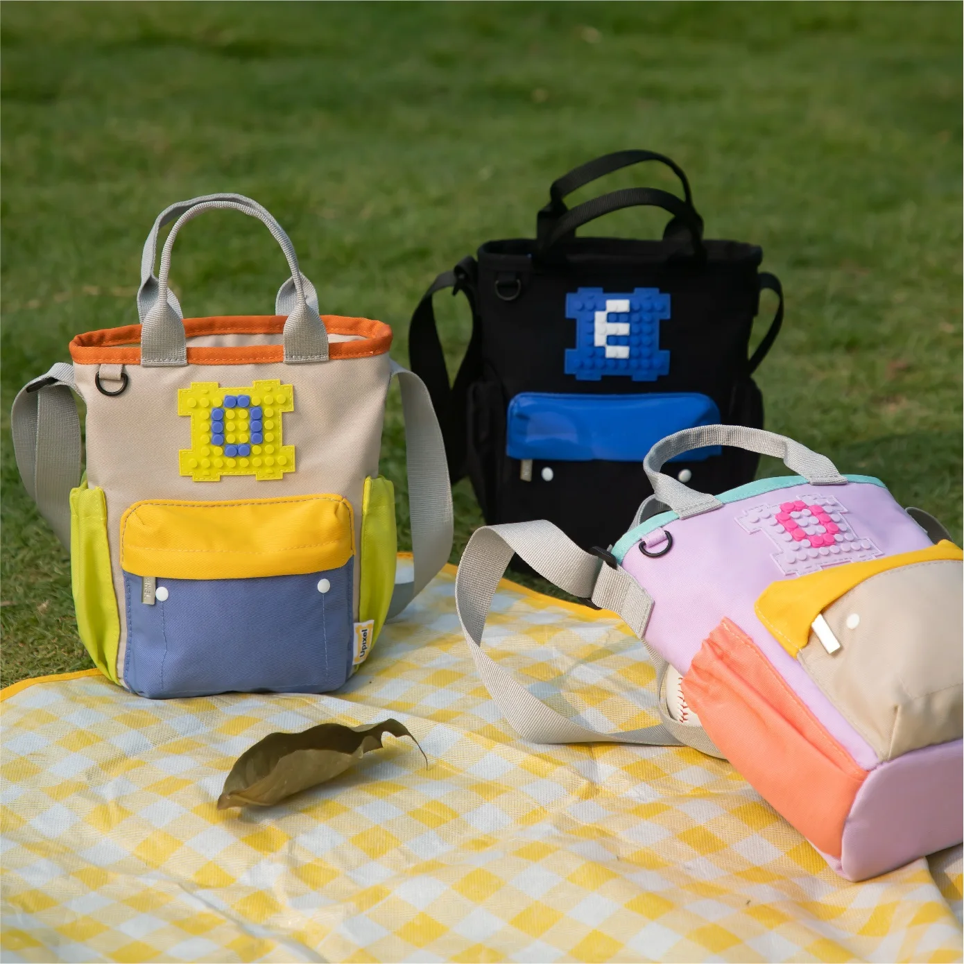 

Сумка через плечо с цветными блоками, небольшая ручная сумка, сумка через плечо для занятий спортом на открытом воздухе, креативная и практичная универсальная сумка для путешествий