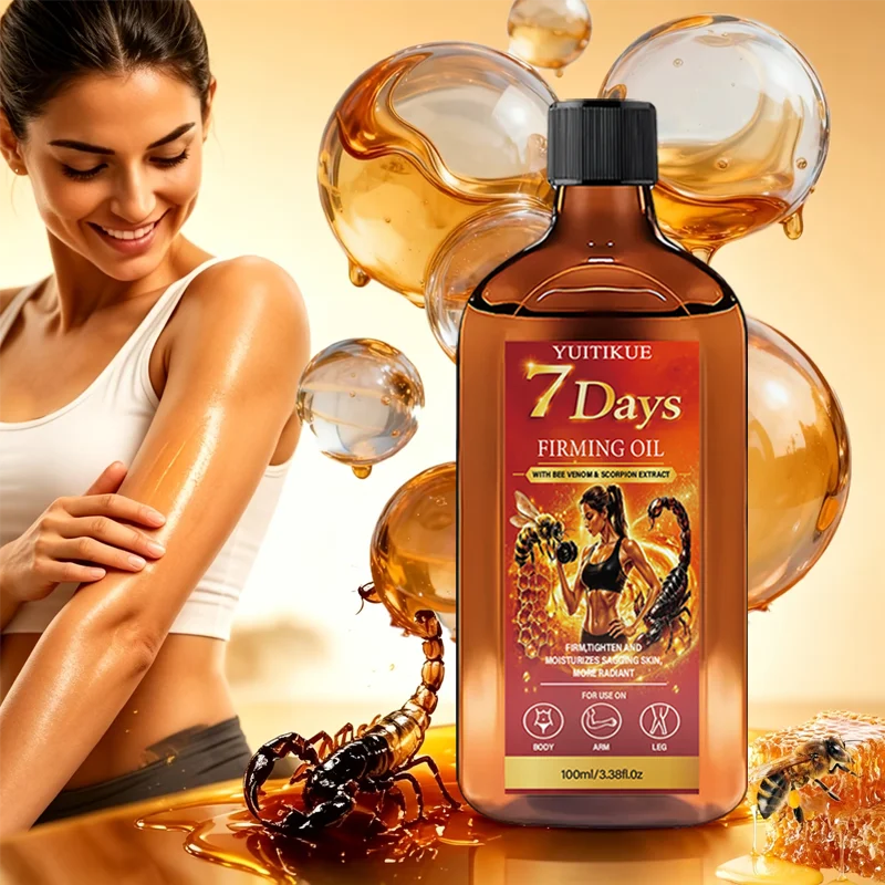 YUITIKUE Firming Moisturizing Oil 100ml - Bee Venom Body Essence Skin Care for Arms Legs Body
