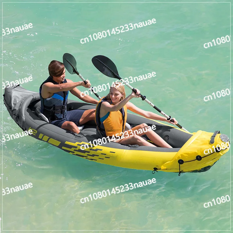 Customized Drift Inflatable Boat, Rubber Rowing Boat, Double Charge, Two-person Boat Delivery, Paddle Air Pump Portable