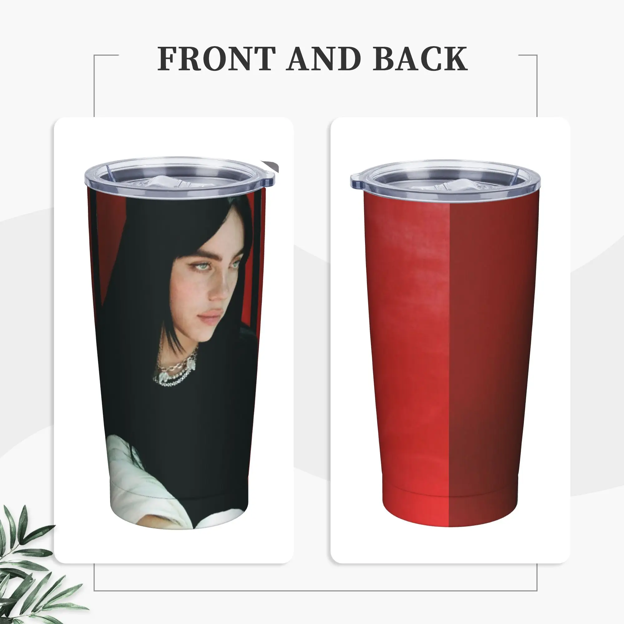 Singer Billies Tumbler Vacuum Insulated Thermal Cup with Lid Straw School Mug Water Bottle
