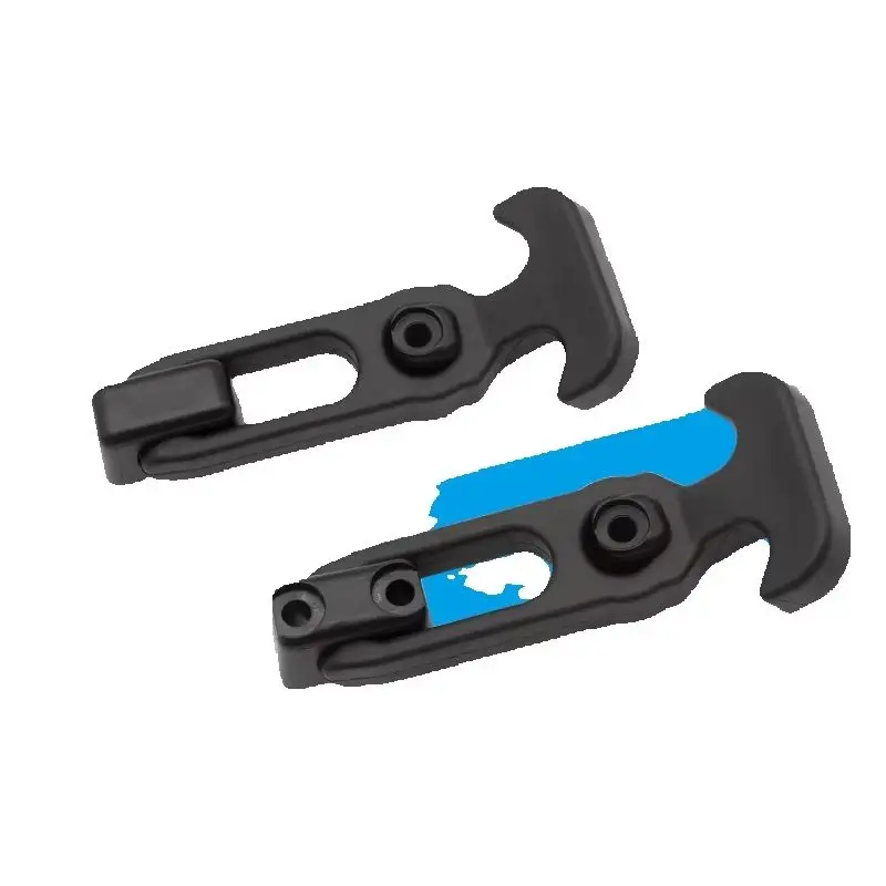 Elastic vibration-damping buckle, engine hood rubber lock, medical equipment pull buckle, engine hood, dry refrigerator, fishing