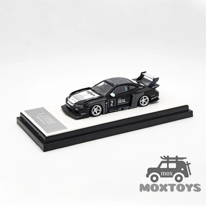 TimeMicro 1:64 LBWK S15 Black Diecast Model Car