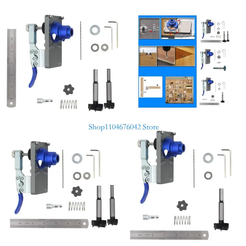

5asd Hinge Hole Opener Auxiliary Stopper 35mm Woodworking Wardrobe Door Hinge