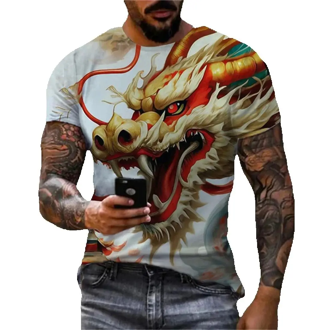 

Мужская и женская повседневная футболка с короткими рукавами в повседневном стиле с 3D принтом, летняя повседневная уличная футболка с героями мультфильмов на Хэллоуин, футболка 100-6XL