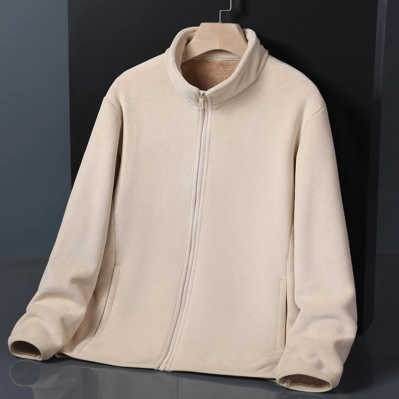 

Fleece Hoodie Thickened Warm Couple's Jacket Lamb Fleece Jacket Slim Fit Jacket High-quality Multi-color Basic New Clothes
