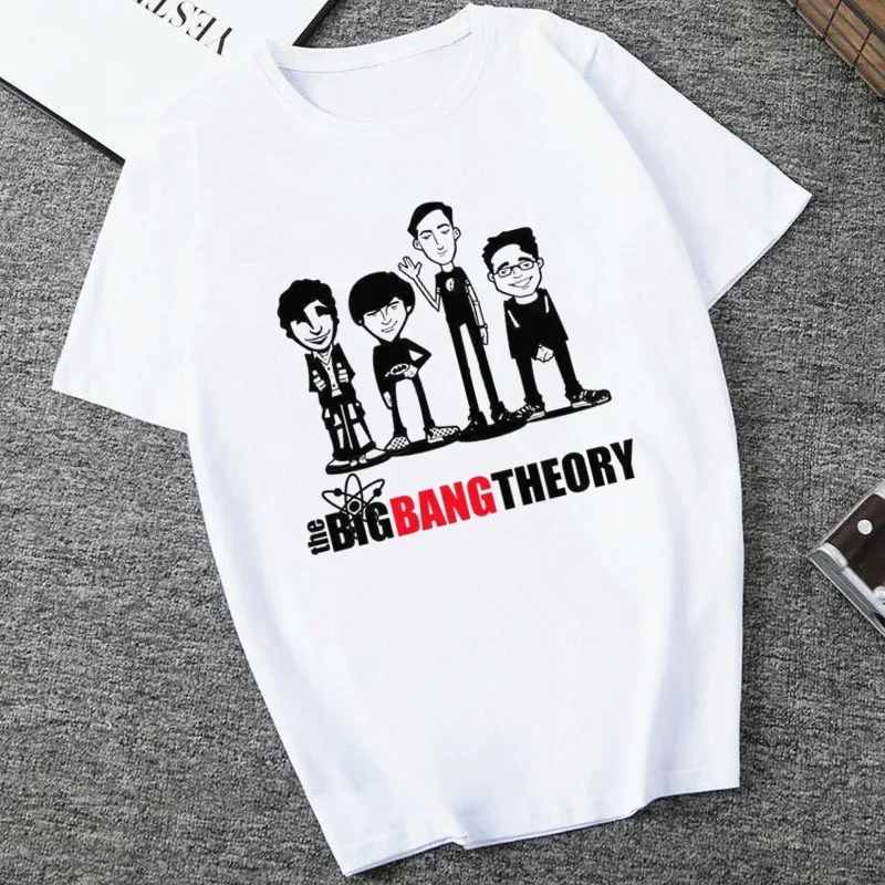 Cotton FemaleThe Big Bang Theory Sheldon Print Women\'s T Shirt Summer Short Sleeve Tees Chewing Funny Tops Harajuku Man