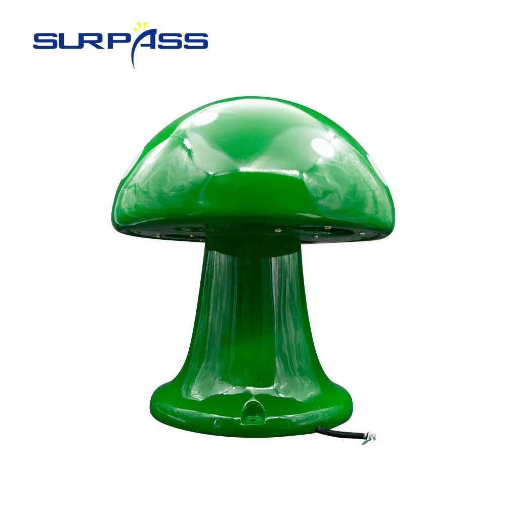 30W Outdoor IP44 Waterproof Speaker Green Mushroom Fiber Glass Altavoz Wired Garden Speakers for Park Pool Yard Home Decorations