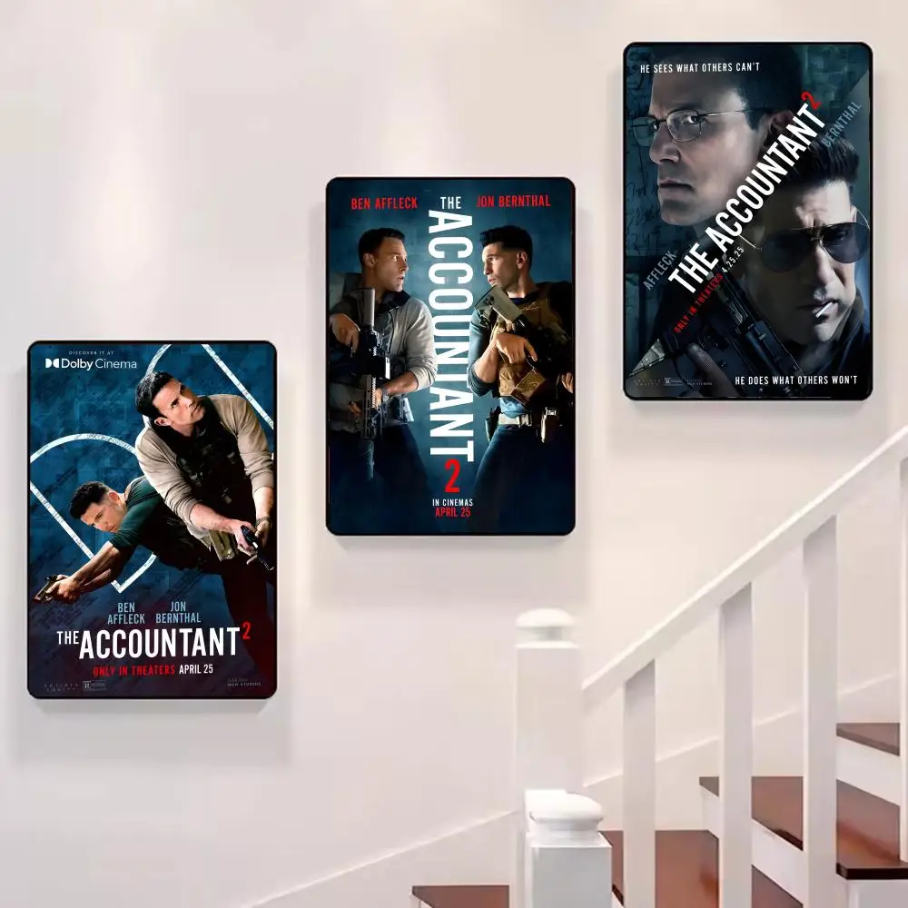ملصق قماشي للخط العربي من The Accountant 2: مجاني للتجاعيد ومقاوم للماء ومتين لجميع الفضاء لتزيين الحائط