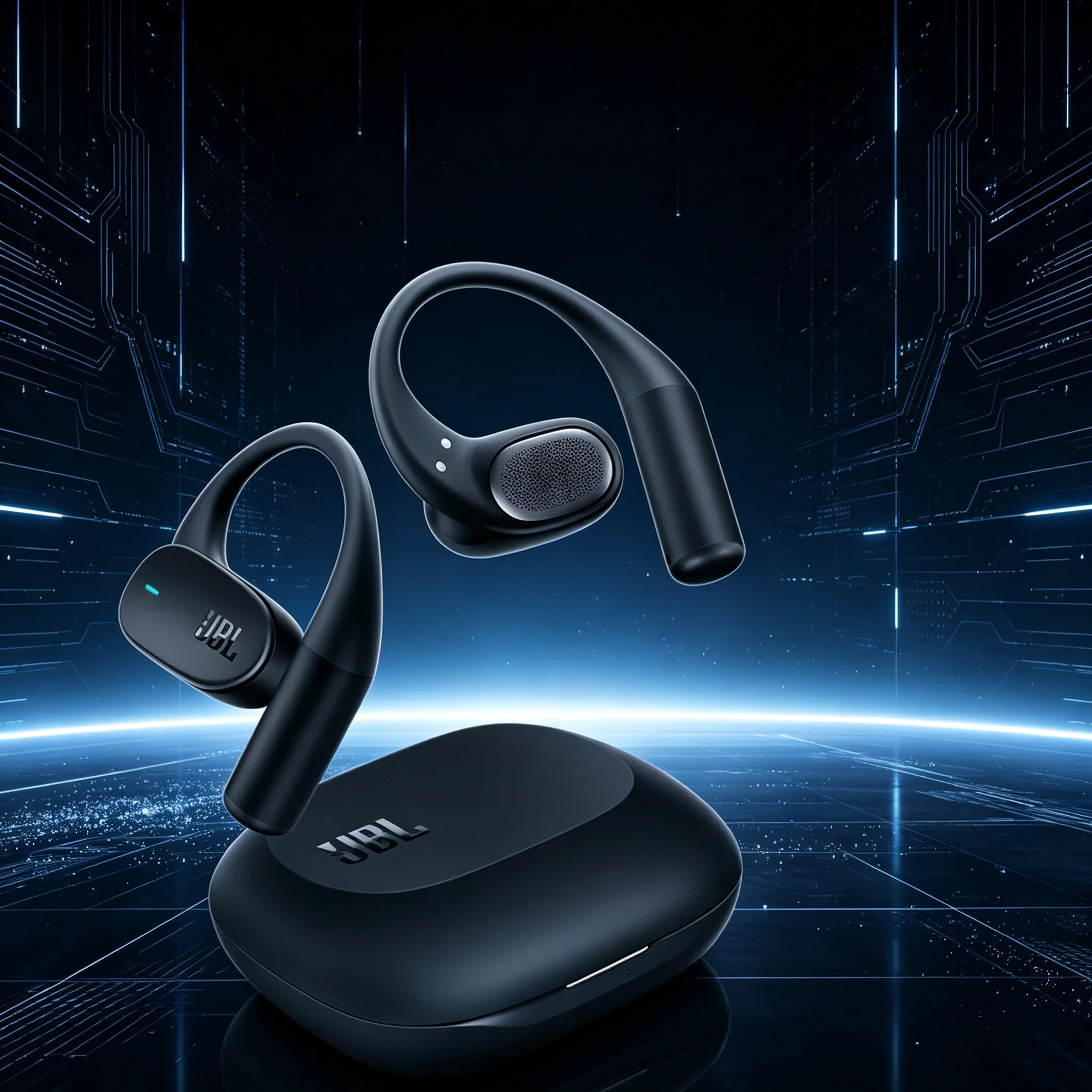 JBL Sense Lite Sound Circle Comfort Edition Open Wireless Bluetooth Headphones for Sports and Running Over-Ear