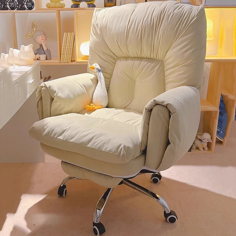 Maquiagem luxo cadeira de escritório salão braço confortável nordic executivo cadeira de escritório computador leitura muebles lounge suíte móveis