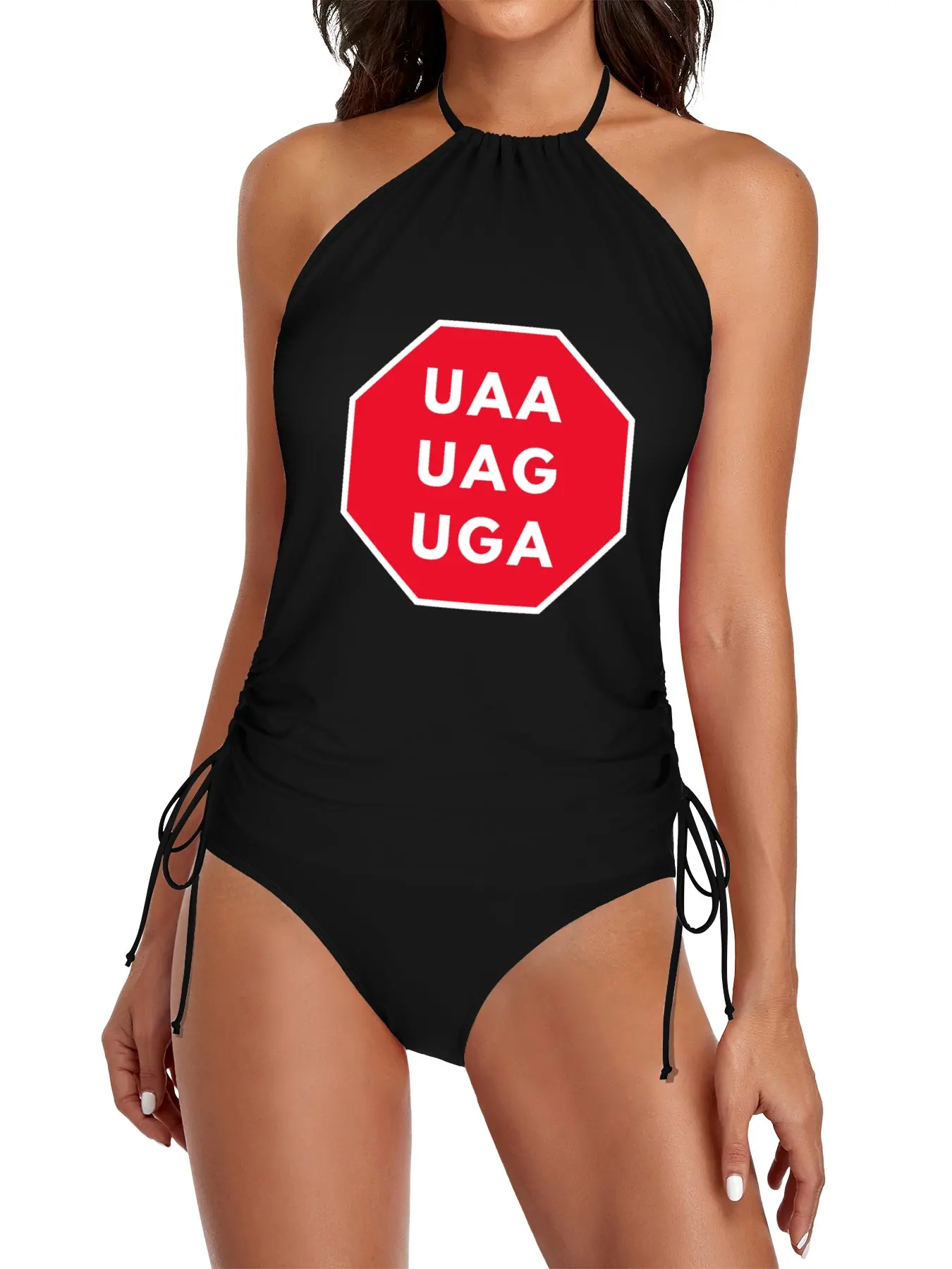 

UAA UAG UGA Stop Codons Split Swimsuit Set bathing suits women beach clothing swimsuit