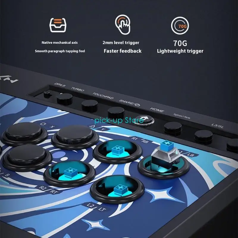 Q5WA قابلة للبرمجة عصا USB Controller مفاتيح زرقاء لأجهزة متعددة