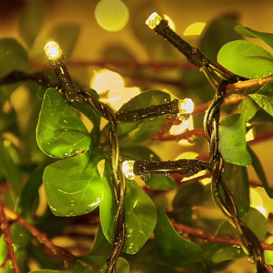 Luz decorativa solar para jardim, 8 modos, natal, luz solar, área externa, à prova d'água, luz de fadas para festas, casamentos, feriados