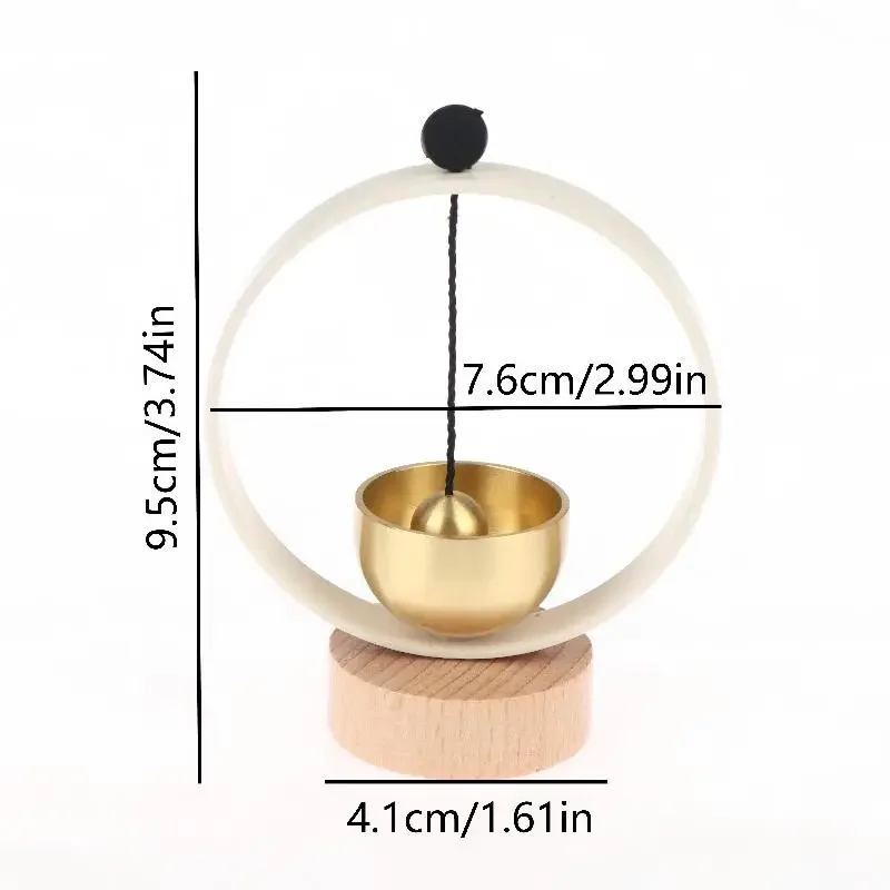 Yoga Meditation Wind Chime Spiritual Healing 7 Metals Instrument for Zen Room Outdoor Garden Ornament