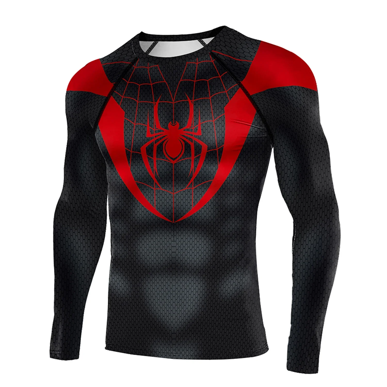 Compression Shirt Men Fitness Gym Super Hero Spider 3d Printed Cosplay Sport Running T-Shirt Tops Tee Quick Dry T-Shirt For Men