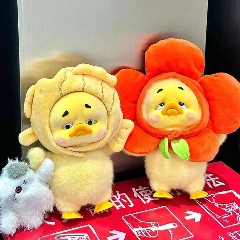 

Upsetduck Act Good Fortune Duck Second Generation Blind Box Toy Cute Take Me Flying Duck Action Figure Model Dolls Surprise Gift