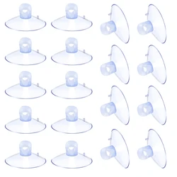 10/20pcs 35mm PVC Clear Sucker Pads Hook Hanger Vacuum Suction Cups For Window Kitchen Bathroom Doll Toy Fridge Car Glass Decor