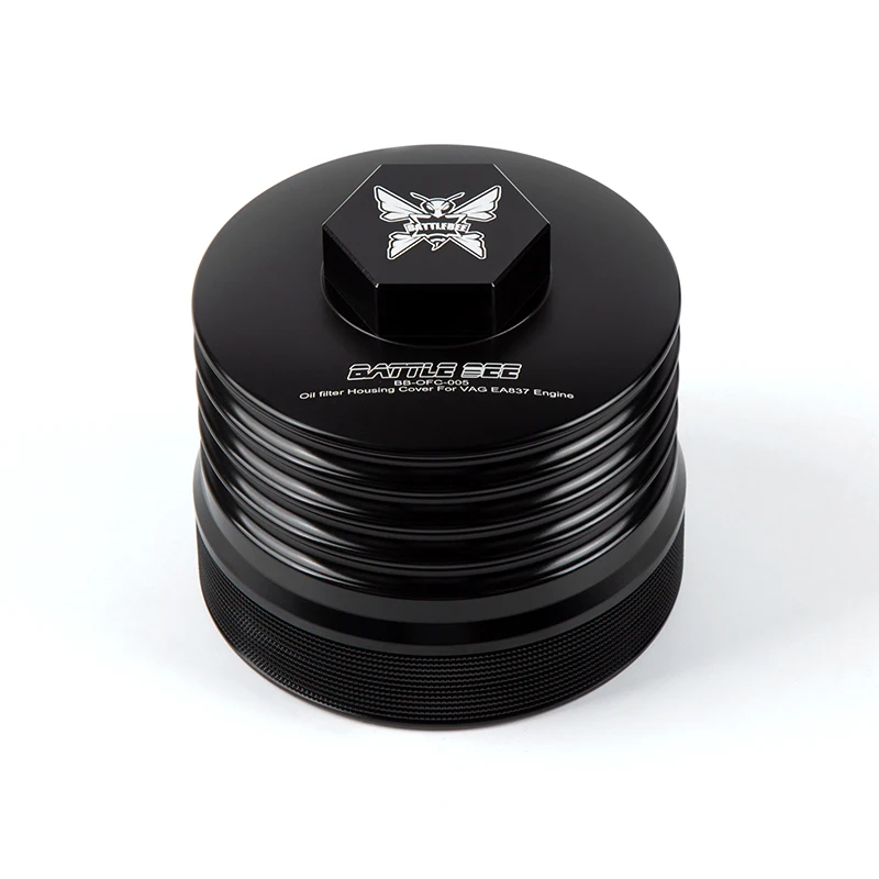For EA837 Engine Oil Filter Cover Aluminum Alloy Filter Shell A4L A6 Q5 2.4L 2.5L 2.8L 3.0T 3.2L Car Modification BB-OFC-005