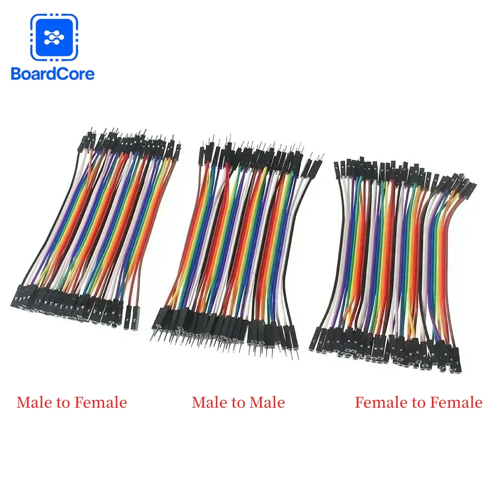 20PIN-40PIN 20CM Male to Male + Male to Female and Female to Female Jumper DuPont Cables, Suitable for Arduino DIY