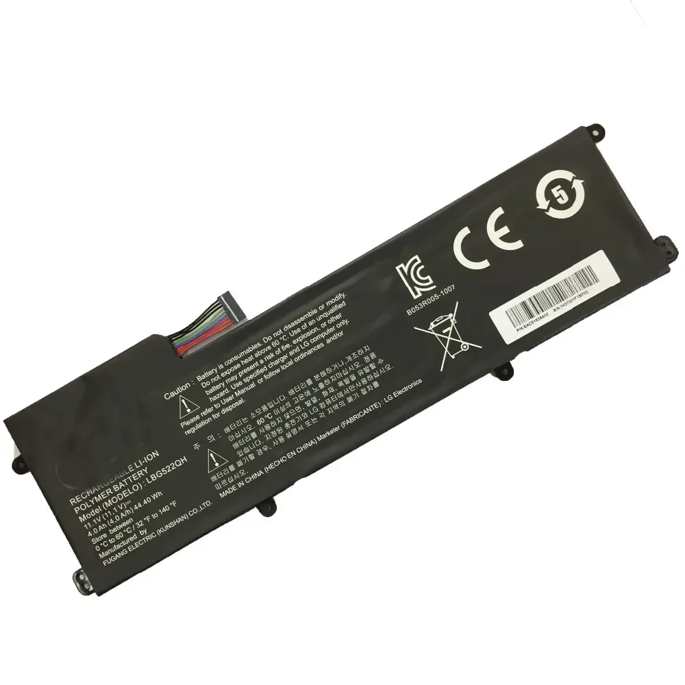 Batería emergente para XNOTE Z350-GE30KB Z360-GH60K LBG522QH Full HD Ultrabook 11,1 V 44,40 WH
