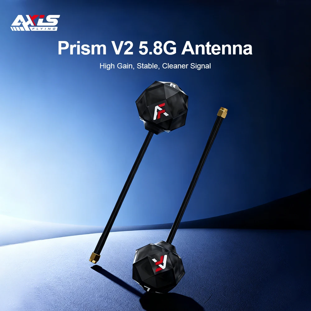 

Антенна Axisflying Prism V2 5,8G Special Edition с высоким коэффициентом усиления LDS Tech Калиброванная для стабильного дальнего сигнала