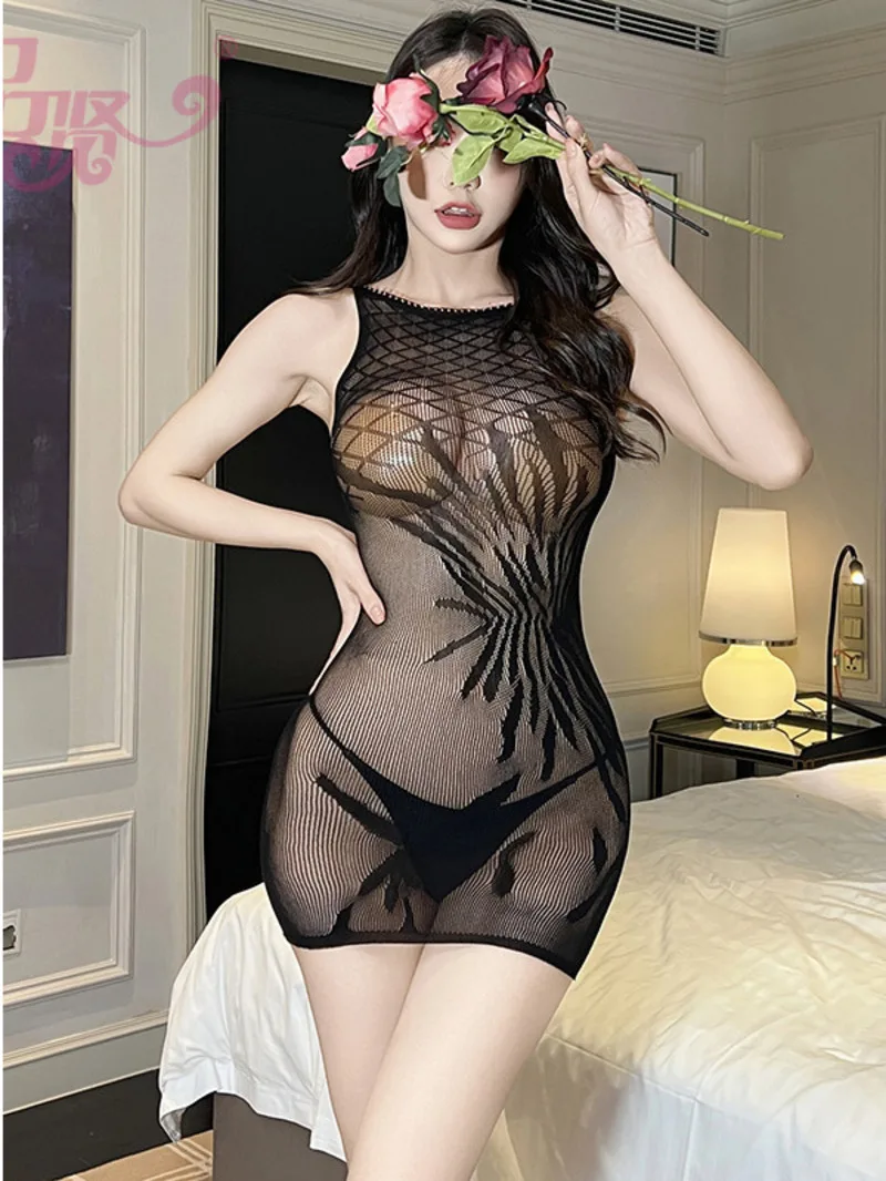 

Сексуальное однотонное сетчатое прозрачное платье с открытой спиной и глубоким V-образным вырезом на подтяжках, платье без рукавов, очаровательное элегантное тонкое огненное 4U1Z