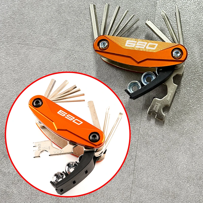 

Для KTM 690 SMC SMC-R 690SMC-R 690 DUKE R 690 Enduro R 2010-2026 + аксессуары для мотоциклов, портативный инструмент, набор отверток для ремонта