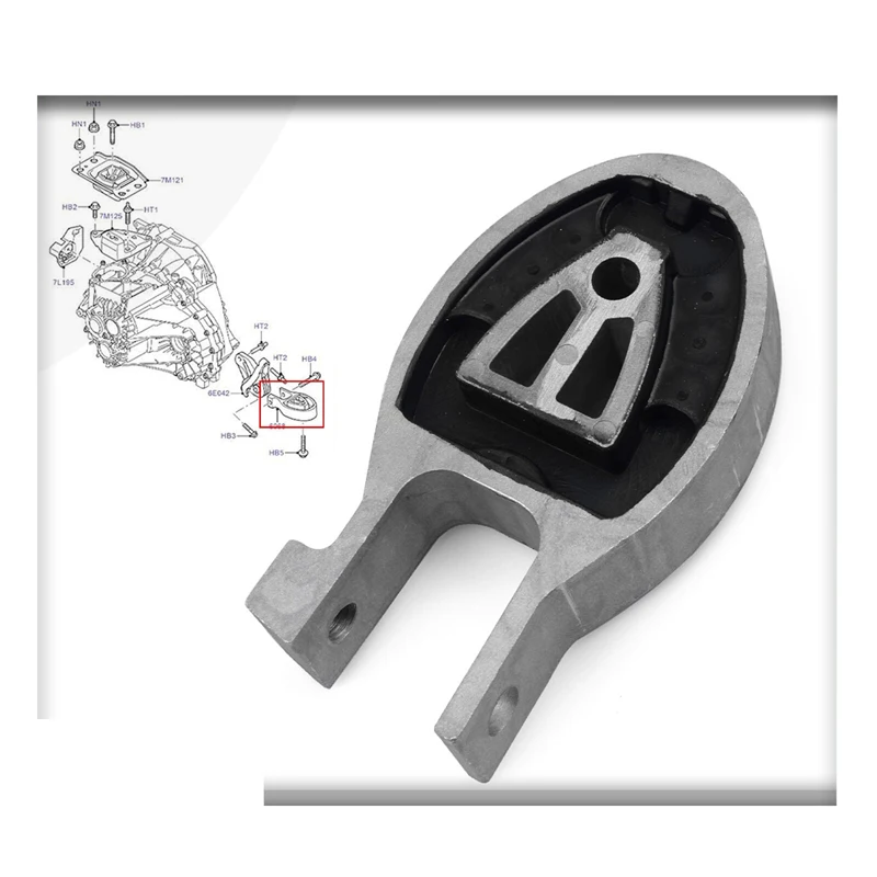 

LOWER GEARBOX ENGINE MOUNT FOR VOLVO V60 V70 S60 S80 FORD GALAXY S-MAX MONDEO