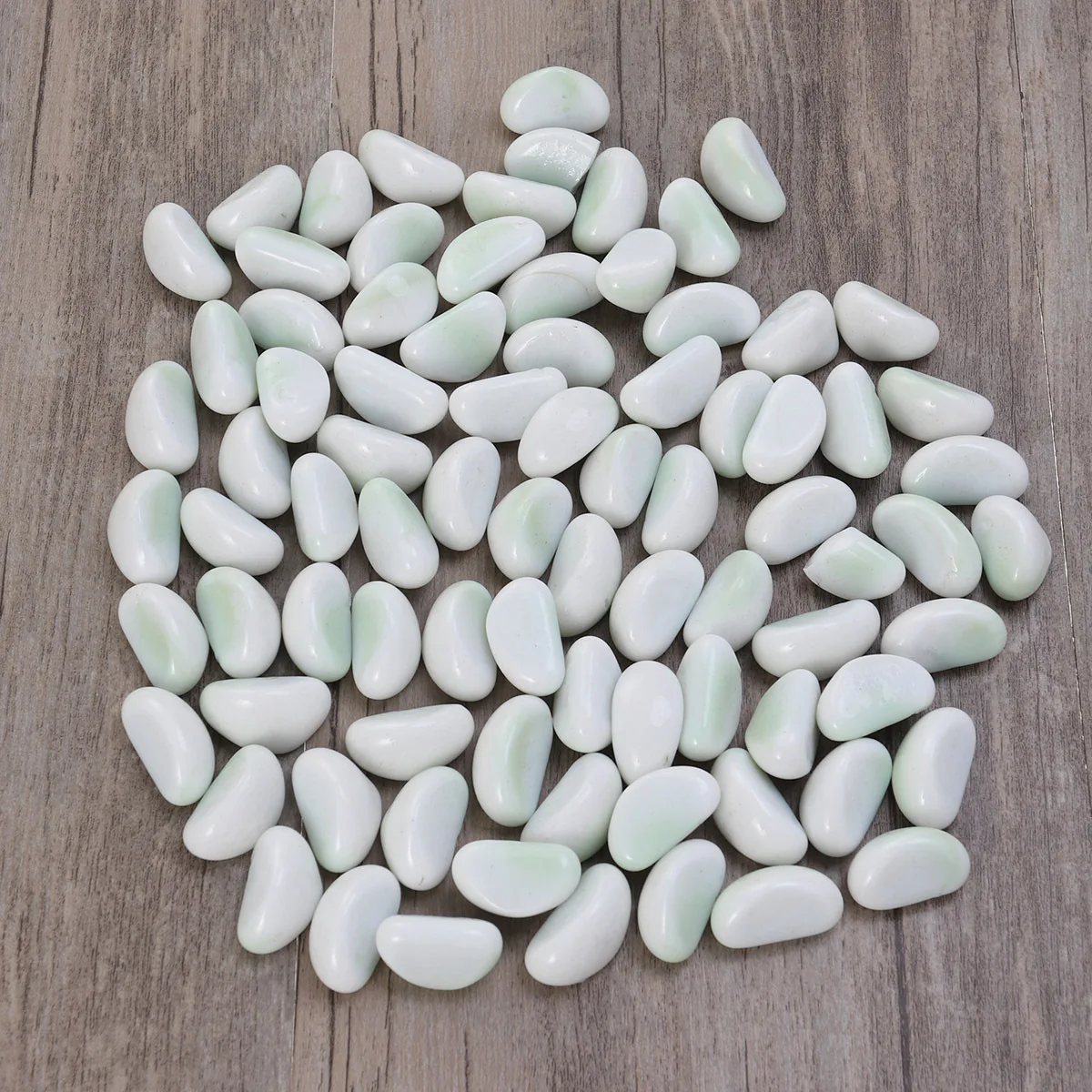 

Polished Sand Stone Crystal Glass Pebble Artificial Mix Colors Natural Decorative Stones Fish Tank Garden Microlandscape