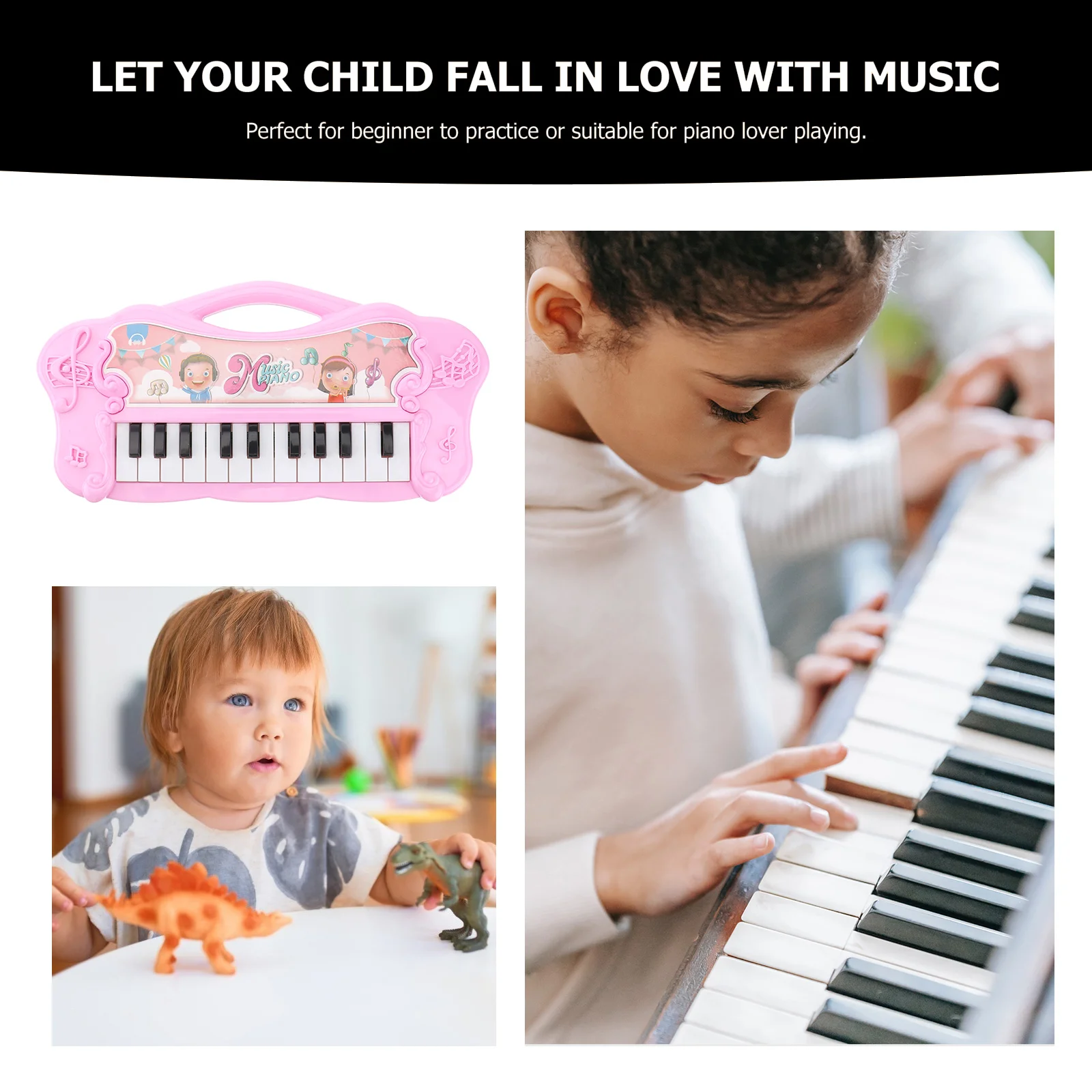 Music Keyboard Electronic Piano Toy Educational Plaything Musical Instrument Baby Toys Toddler Plastic Kids