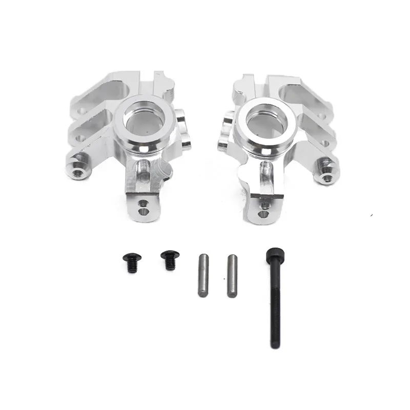 1 paio di tazze dello sterzo in lega di alluminio per accessori di aggiornamento per auto Axial 1/10 RBX10 Ryft 4WD RC