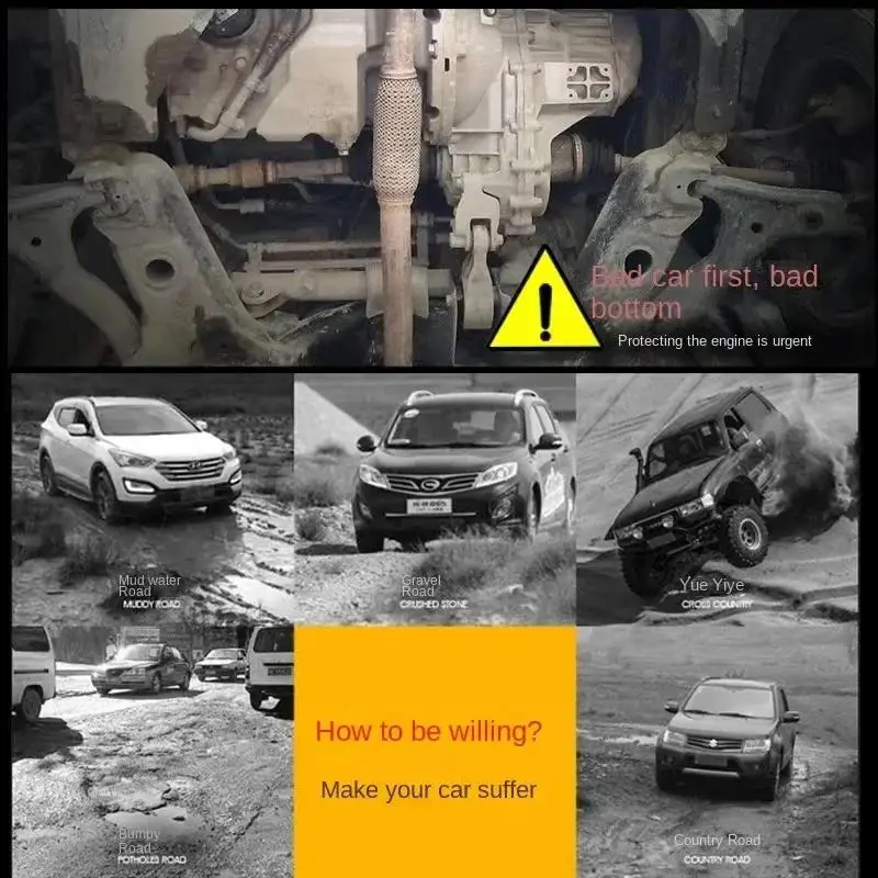 لـ 2018-2019 Jeep Commander Undercarriage Guard، Renegade Grand Commander Body Shield والمحرك تحت الحرس