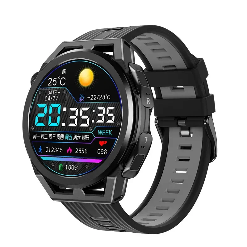 Smart Watch N18 1.53 Inch, 2-in-1 with Bluetooth Calling Earphone TWS & 4G Large Memory for Local Music