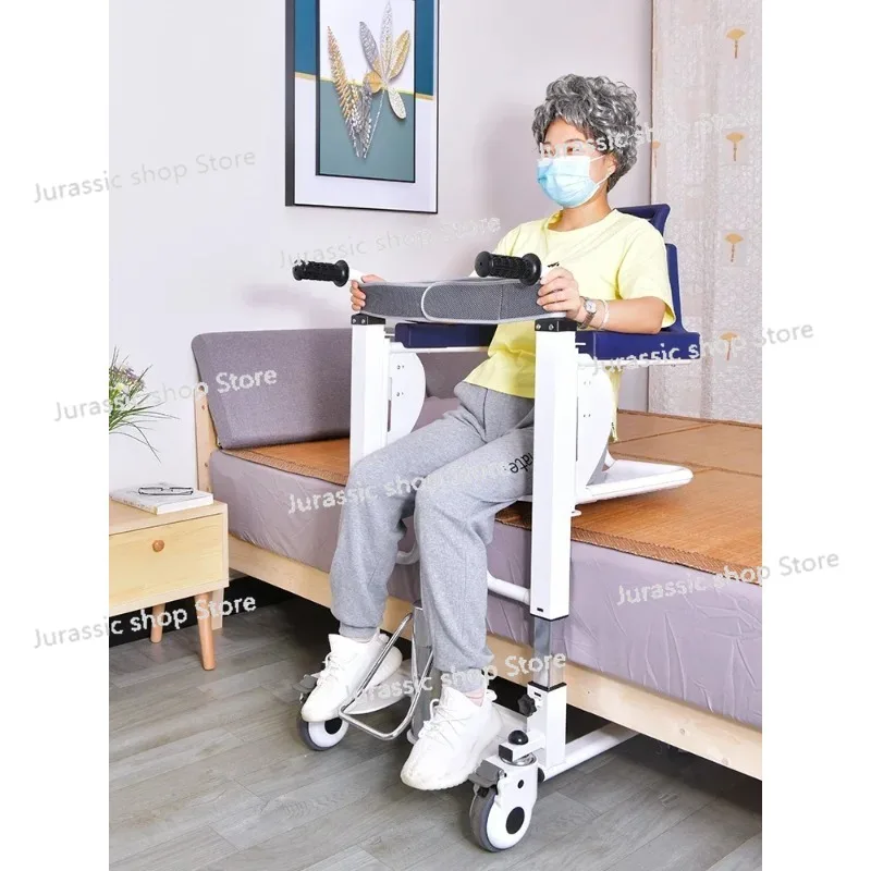 Multifunctional Hydraulic Lift Shifter Paralyzed Elderly Lift Transfer Device Disabled Toilet Chair