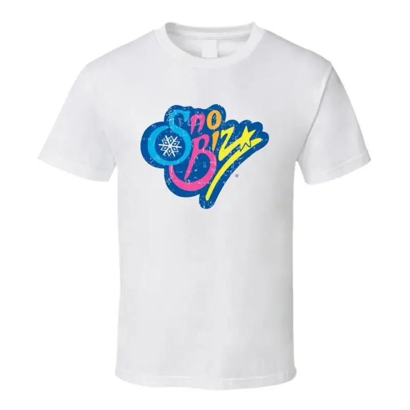Sno Biz Snowcones Legal Popular Comida Bebida Restaurante Marca Logotipo Presente Camiseta
