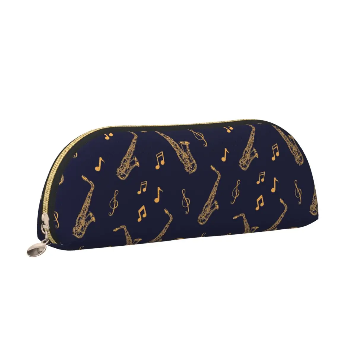 

Musical Saxophone Pattern Pencil Case Pencil Pouch Storage Stationery Supplies Big Capacity Pen Box Pencil Bag for Kids Gifts